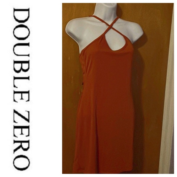 Double Zero Dresses & Skirts - Buy or bye-bye SALE⁉️Cross Halter Dress 🧡